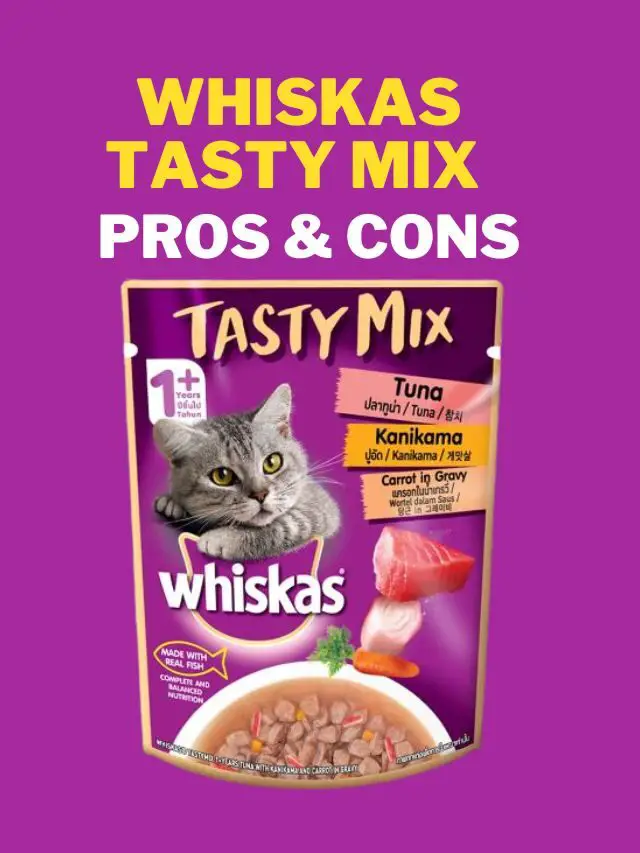 Whiskas Wet Cat Food (Tasty Mix) Pros and Cons